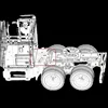 Anti-skid Board Decoration Plate For 1/14 Tamiya RC Truck King Hauler 56301 Tractor Tamiya LESU Tractor Upgrade Parts 4