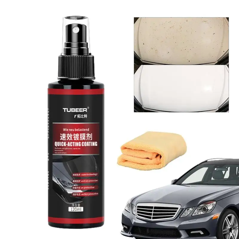 

Car Coating Kit 120ml Auto Coating Car Repair Nano Spray Anti Fouling Car Coating Ceramic Nano Spray Car Shield Coating Spray