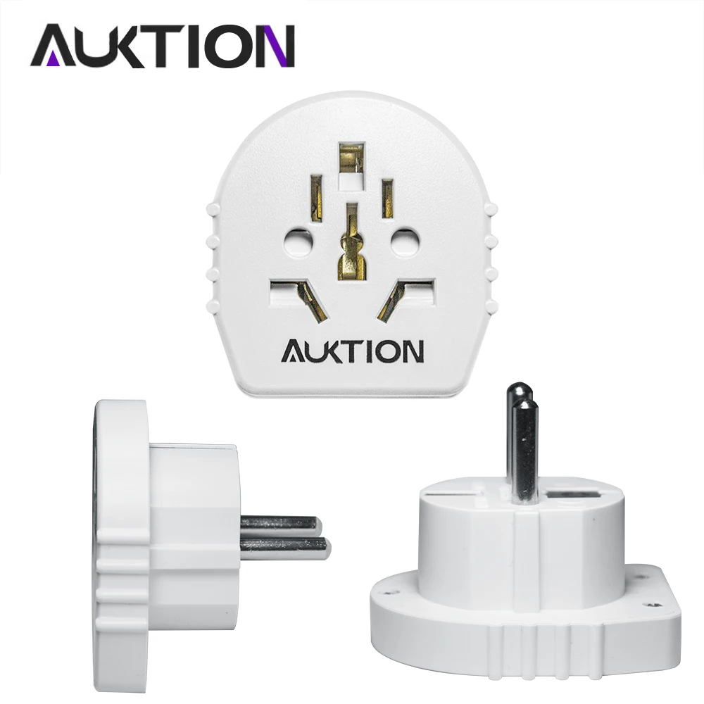 Universal Travel Adapter with Multi-Region Plug Conversion - 16A 250V Charger