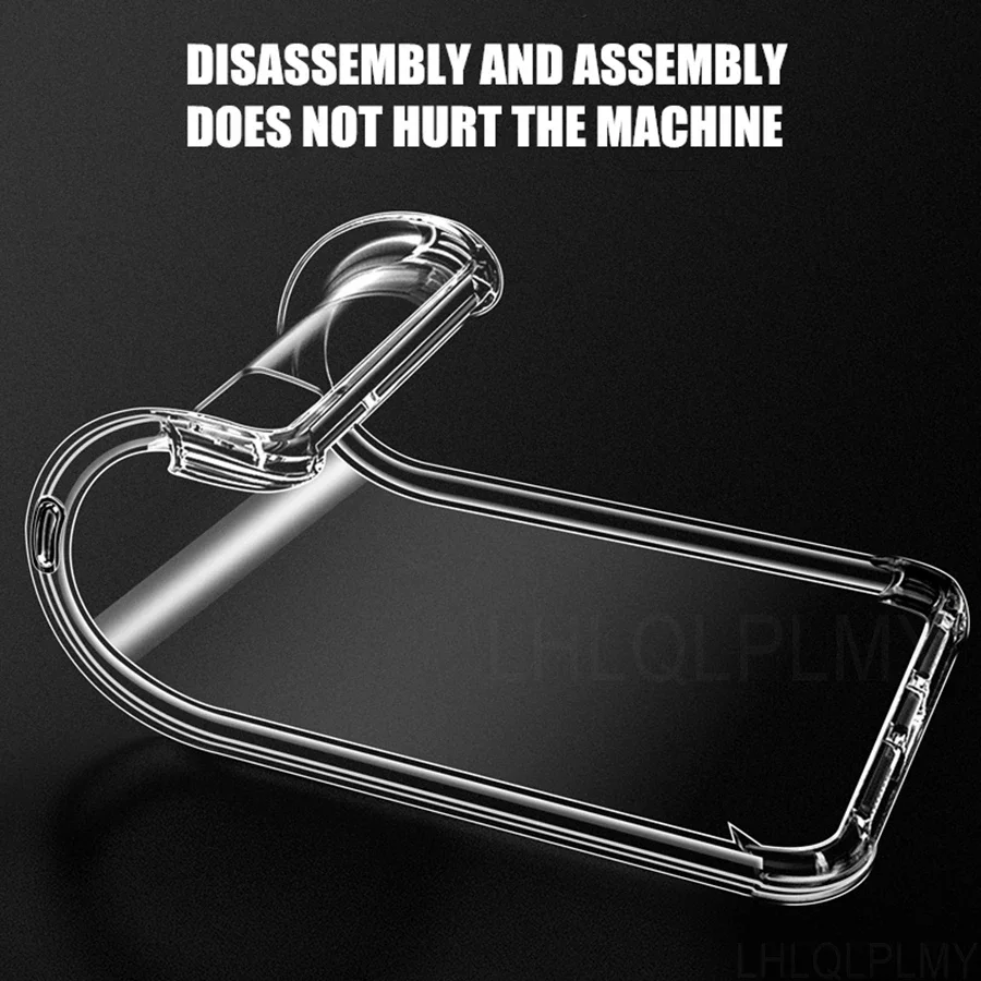 Durable Shockproof Silicone Smartphone Case with Clear Protection Cover