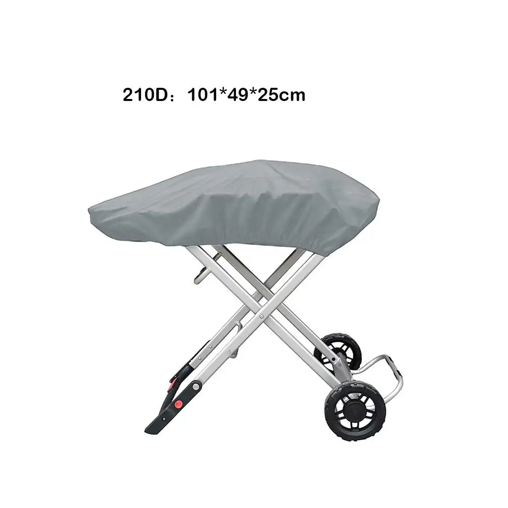 1pcs Grill Cover 101*49*25cm 210D Oxford Cloth Cover For Weber Traveler Gas Grill Outdoor Cooking And Catering Equipment