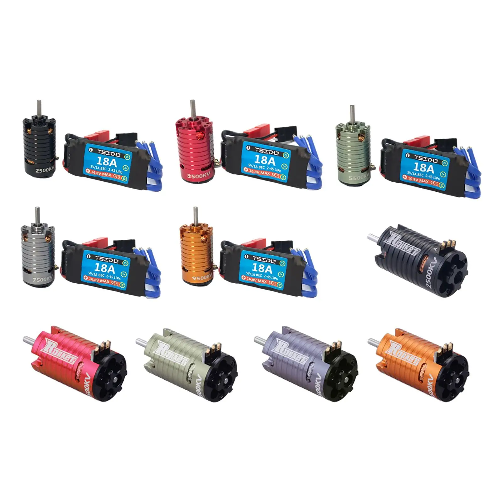 

Metal Brushless Motor Spare Part RC Car 1/24 Accessories