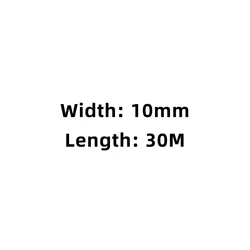 Ultra Thin Double Sided Adhesive Tape - 30M Roll for Scrapbooking and Office Supplies (10mm x 30m)