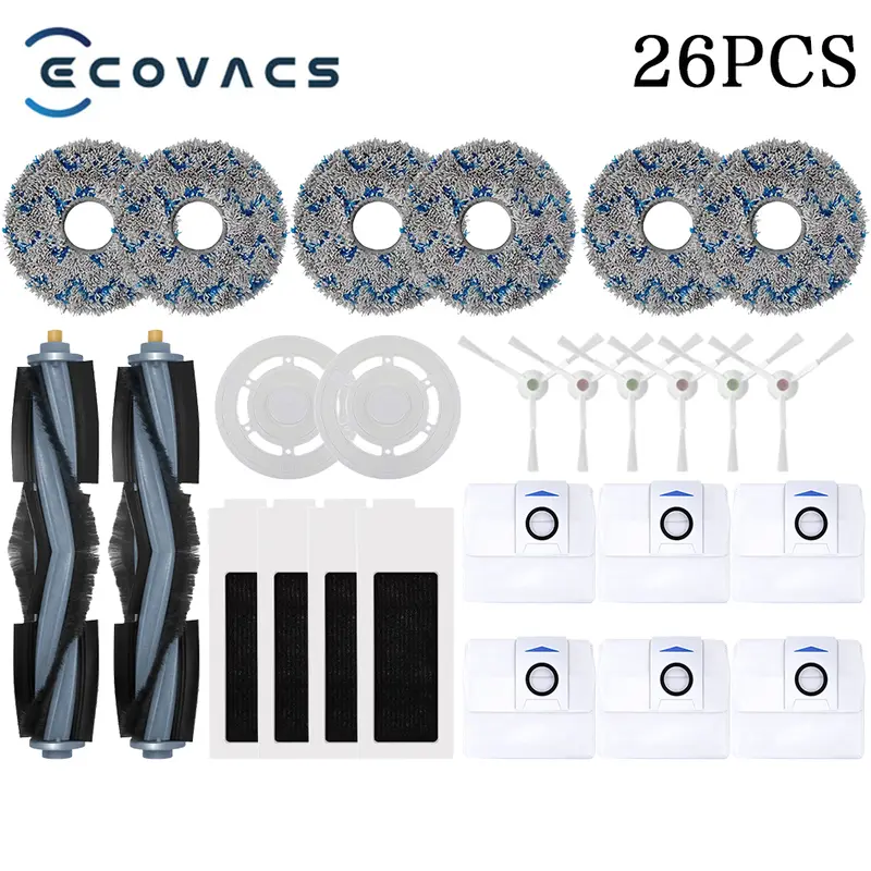 Ecovacs Deebot T20 OMNI/T20/T20e/T20 Pro Accessories Main Side Brush Mop Cloth HEPA Filter Dust Bag Replacement Spare Parts - Image 9