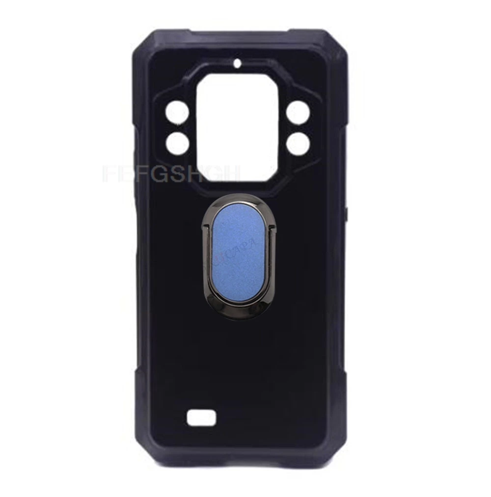 Rugged Protective TPU Silicone Phone Case with Back Ring Holder