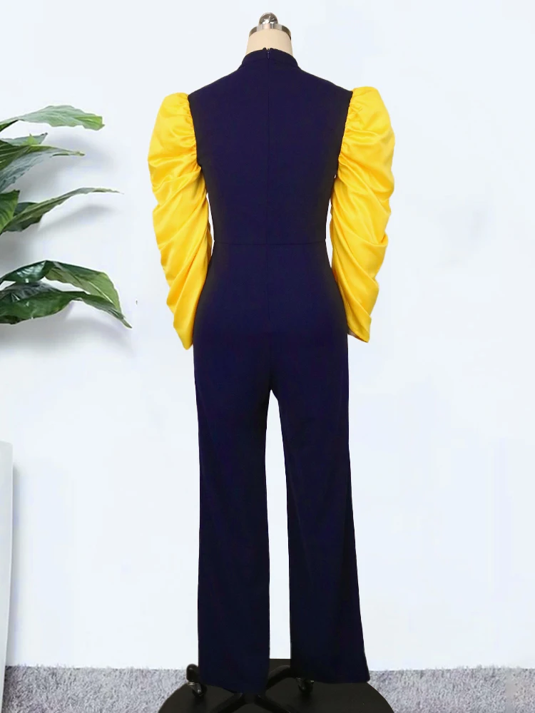 Navy & Yellow Jumpsuit 4