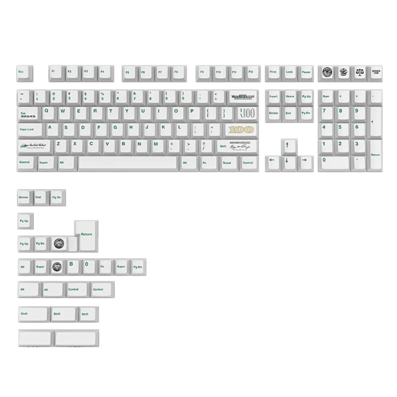 

CPDD Сублимационный PBT Keycap 133Key Keycap Оригинальная высота для механической клавиатуры