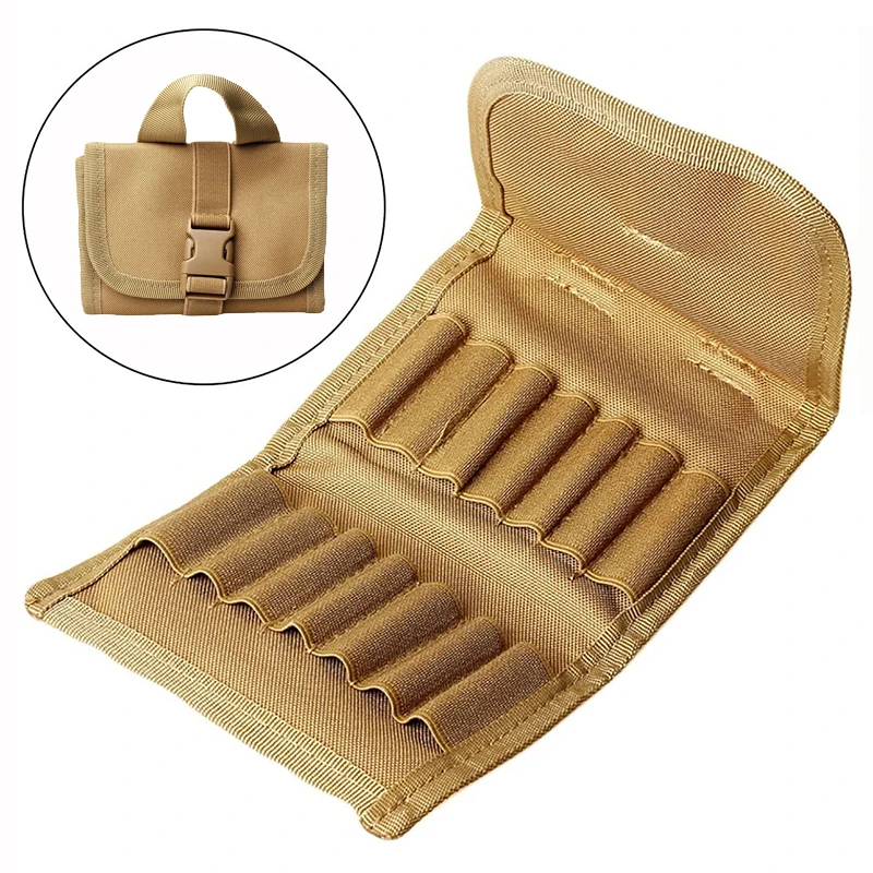 

Tactical Equipments 14 Rounds Hunting Rifle Cartridge Bag Military Bullet Holder Molle Shotgun Shells Ammo Pouch Carrier Bag