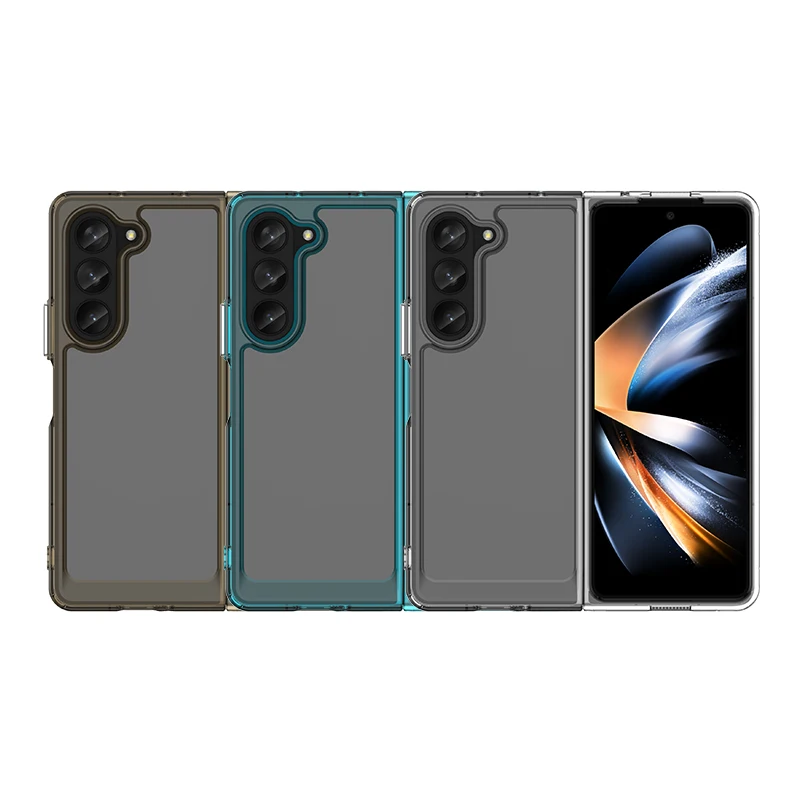 Per Samsung Galaxy Z Fold5 5G Custodia Funda Samsung Galaxy Z Fold5 Cover Case Antiurto In Silicone + Pc Cover Posteriore Protettiva Per Telefono