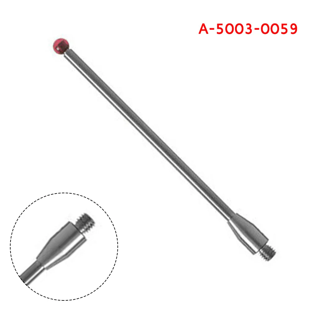 최신 터치 프로브 CNC 스타일러스 스레드 팁 도구, 터치 볼 CMM 긴 M3 프로브 교체, A-5003-0059 3mm 50mm