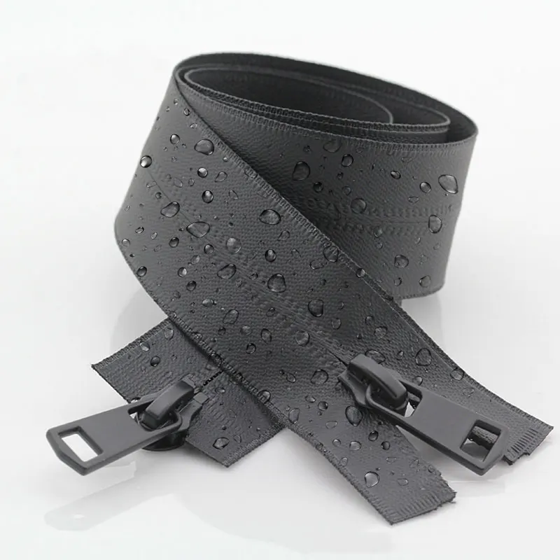 2/5 Metri 3 # 5 # 8 # 10 # Cerniere Impermeabili Cerniera A Spirale In Nylon Invisibile Nera Per K Di Riparazione Cerniera Borsa Giacca Accessori Per Cucire Fai-da-te - Foto 13