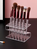 Girl Grid Makeup Brush Holder Makeup Tool Organizer Eyebrow Pencil Eyeliner Table Organizer 1