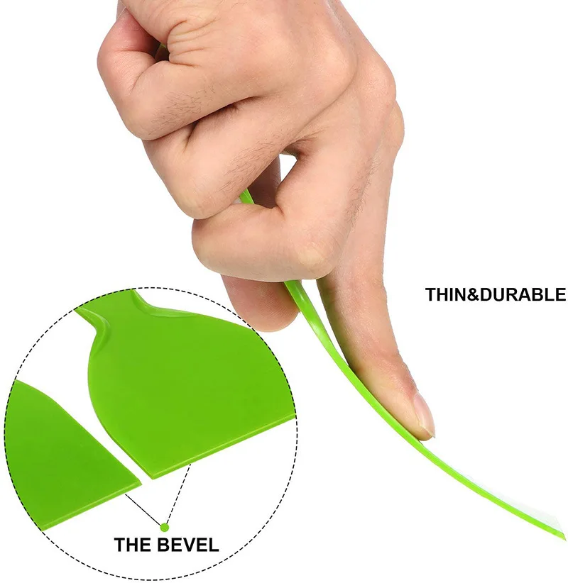 1/5Pcs Durable Plastic Filling Cutter Glass Scraper Spreader Putty Mixer Skimmer Painteader Putty Mixer Skimmer Paint 4