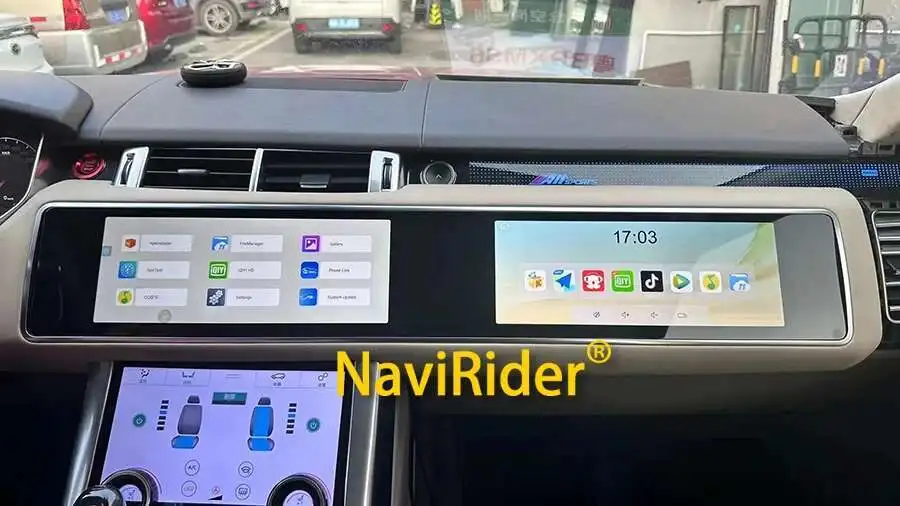 15.5+15.5inch dual screen Car Android Carplay For Land Rover Range Rover Sport L