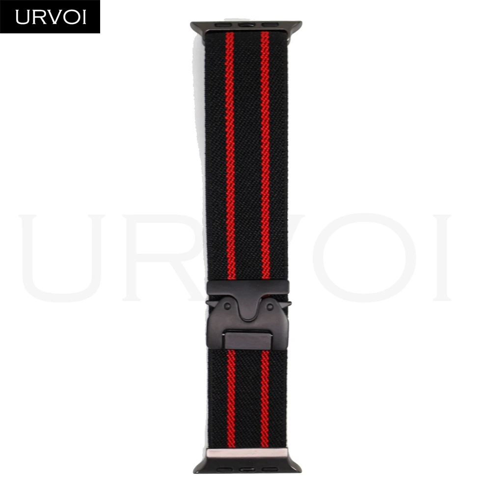 Double Color Stripes Nylon Loop Band with Parachute Buckle