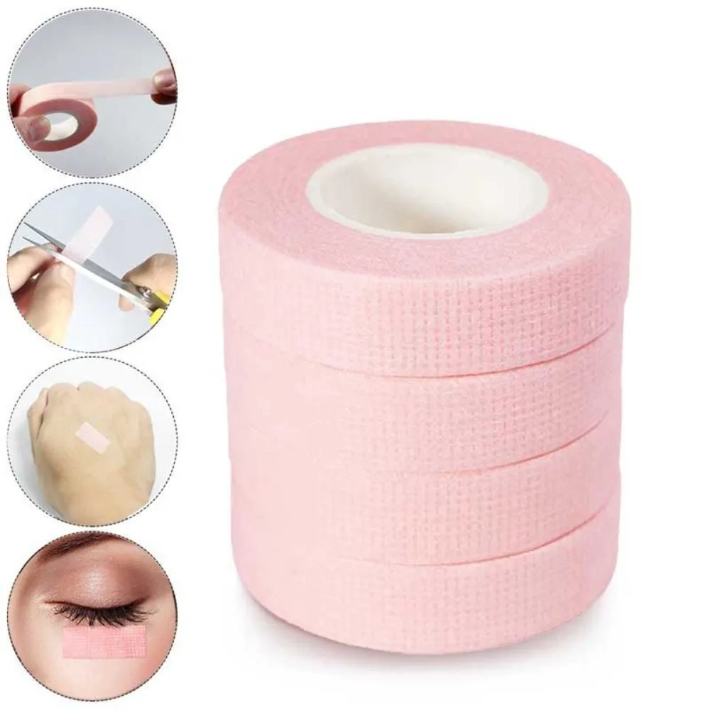 

3 Rolls Breathable Easy To Tear Medical Tape/White Silk Paper Under Patches Eyelash Extension Supply Eyelash Makeup Tools