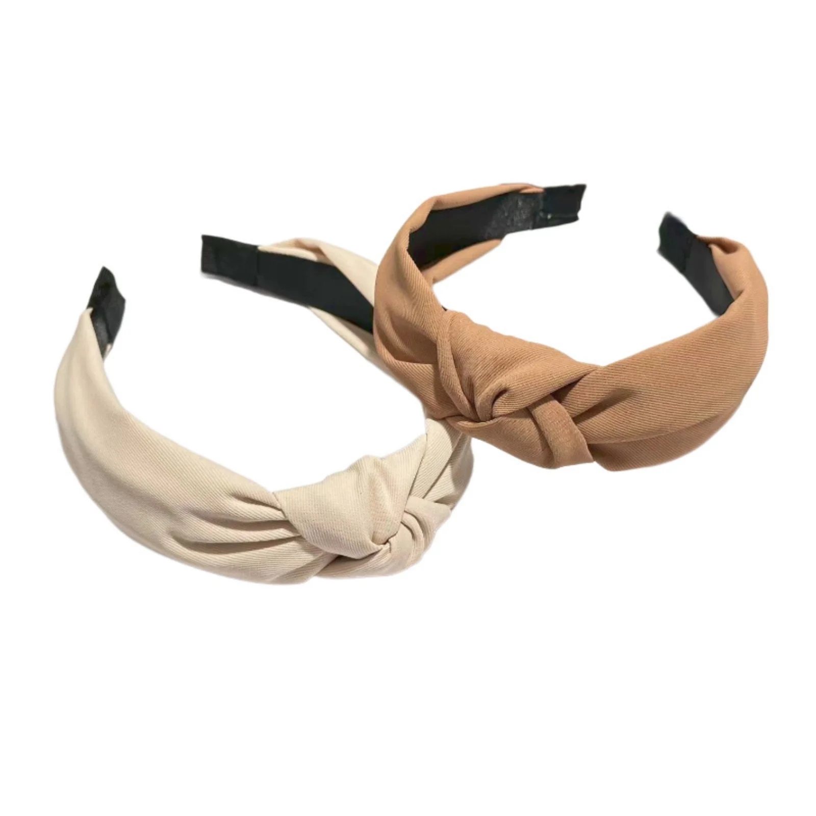 1PC Women's Knotted Headbands - Fashionable Thick Top Knot Design, Anti-Slip, Cute Hair Accessories, Multiple Styles Hair Bands