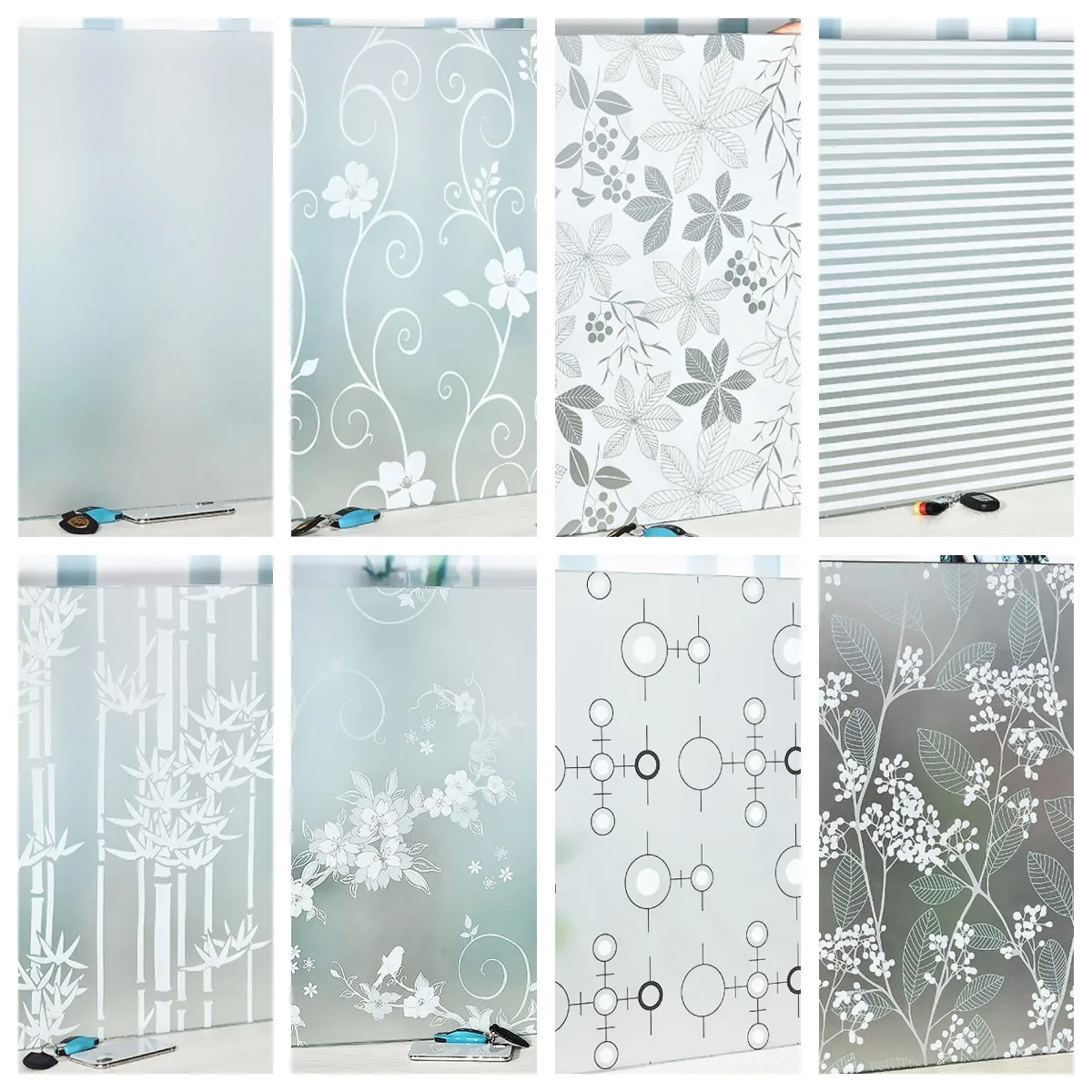Autocollant Voiture Fleurs De Cerisier - Vinyle Imperméable Réfléchissant - 2 Tailles - Pour Vitre, Pare-Chocs, Moto - 4