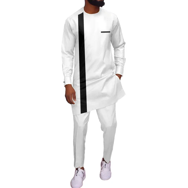 Segun Long Sleeve Dashiki Outfit - Image 5