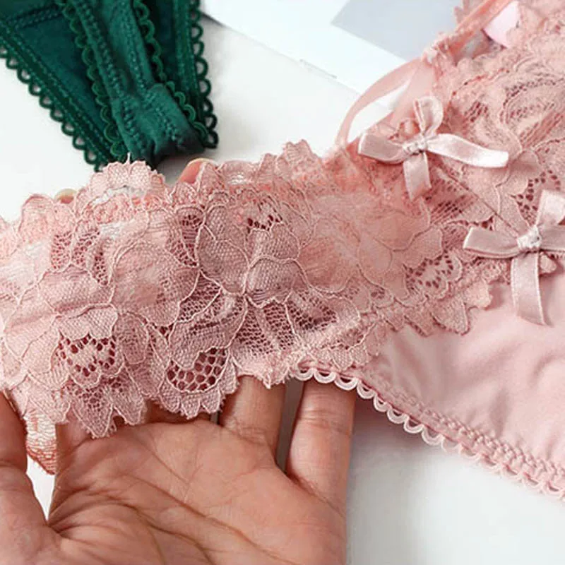 Meet'r 2Pcs/Lot Women Sexy Lace Panties Low-waist Underwear Thong Female G String Lingerie Temptation Embroidery Intimates