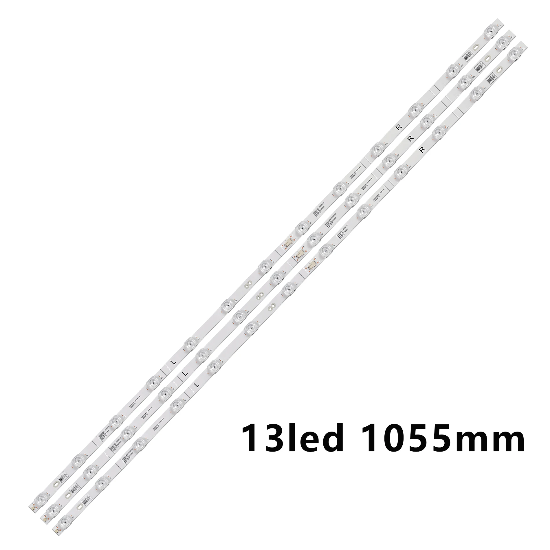 Tira de Luz de Fundo Led para Hisense 55 tv 55r6e3 55r6040g 55a7300ftuk 55h78g Hd550x1u82-l12023061101 Lb5500p v0 Lb5500q v0 - Imagem 2