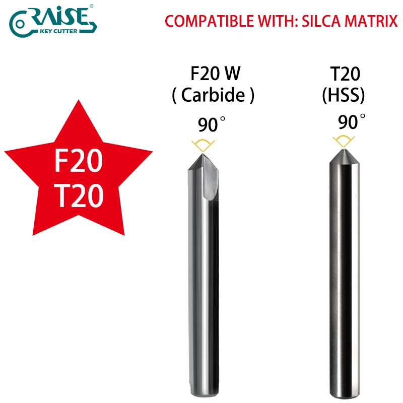 RAISE Cutter kompatibel mit SILCA F20 T20 SILCA MATRIX Schlüsselmaschine Schlosserwerkzeuge
