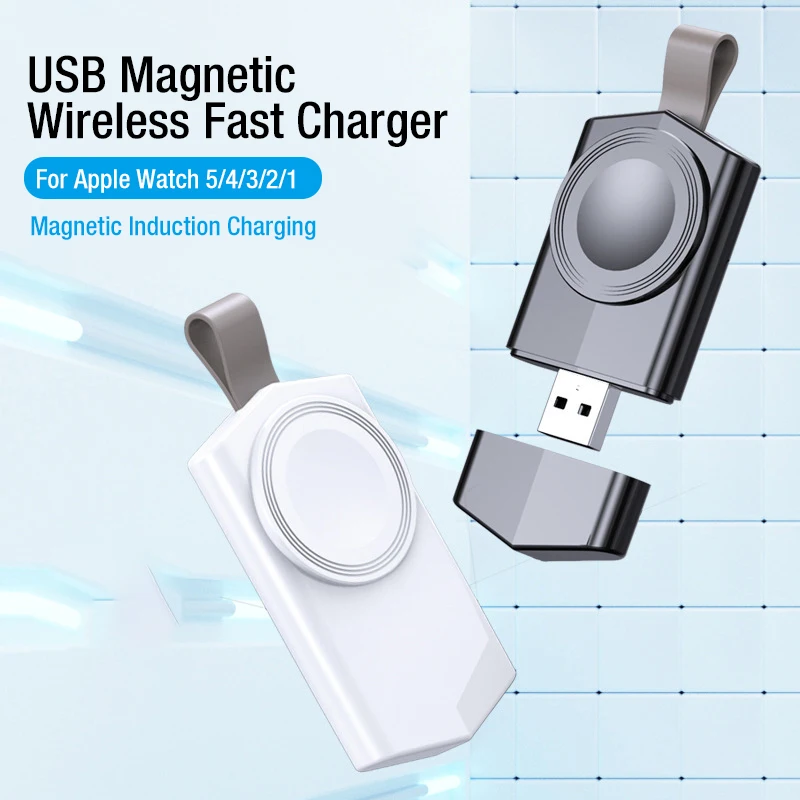 For iWatch Wireless Charger for Apple Watch Sport Edition 7/6/5/4/3/2/1/SE Magnetic Fast Charging Portable USB |