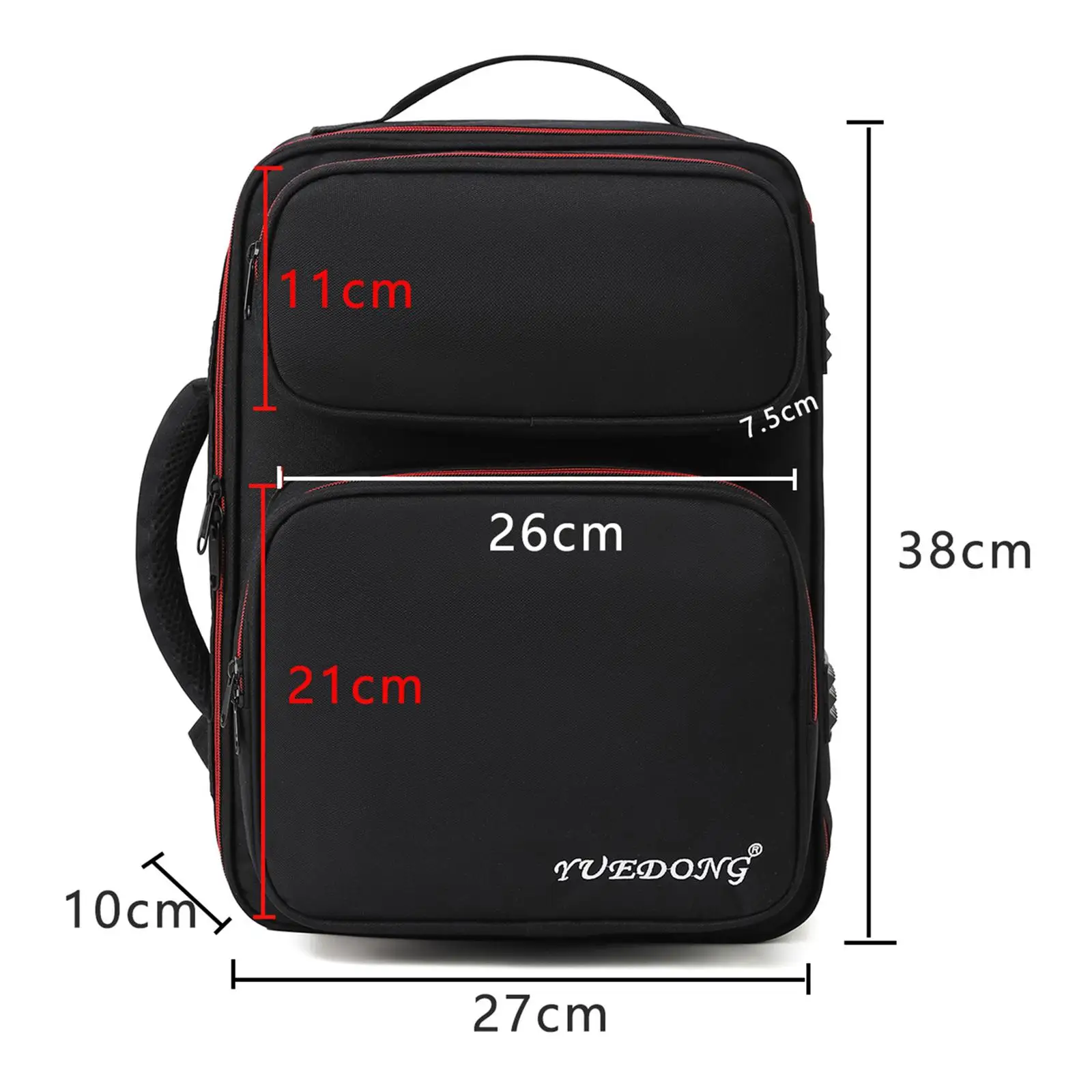 Pedal Board Bag, Backpack, Guitar Effects Pedalboard Bag, Carrying Bag, with Pockets, Multifunction
