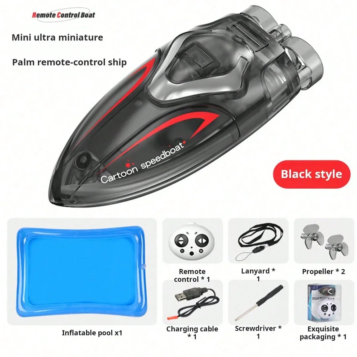 Radio RC Submarine 6 Function Electric Mini Remote Control Speed Boat Explosion Military Battle Kid Summer Fun Toy Gift for Kids