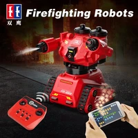 Rc Robot Intelligent Fire Fighting Luminous Water Spray Smart App Programming Remote Control Car Higt-tech Toy Children's Toys 2