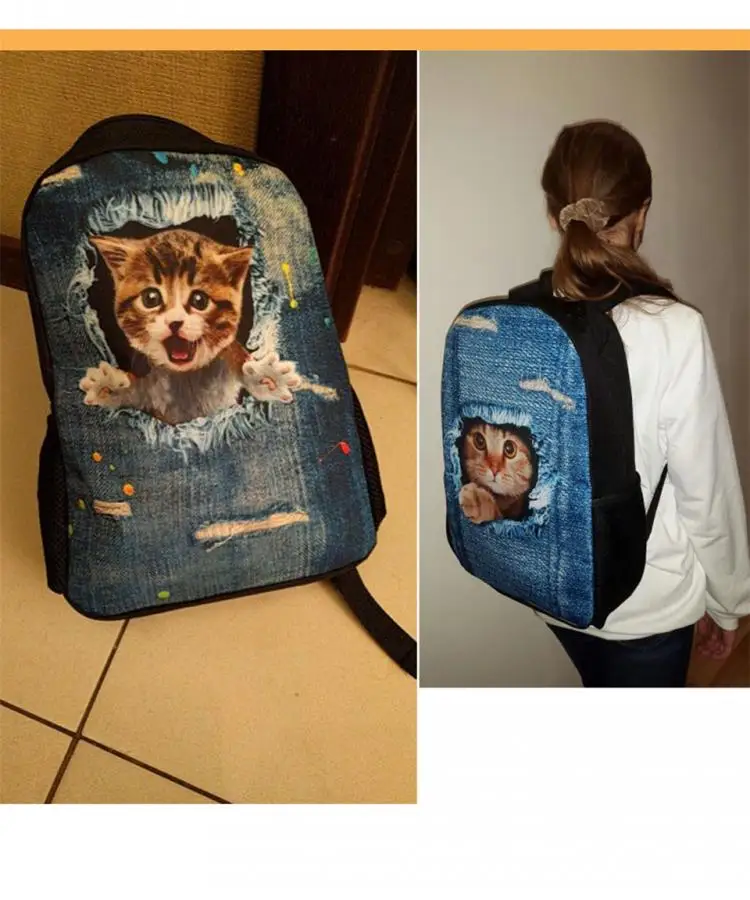 pennywise 3d impressão mochila para meninas meninos