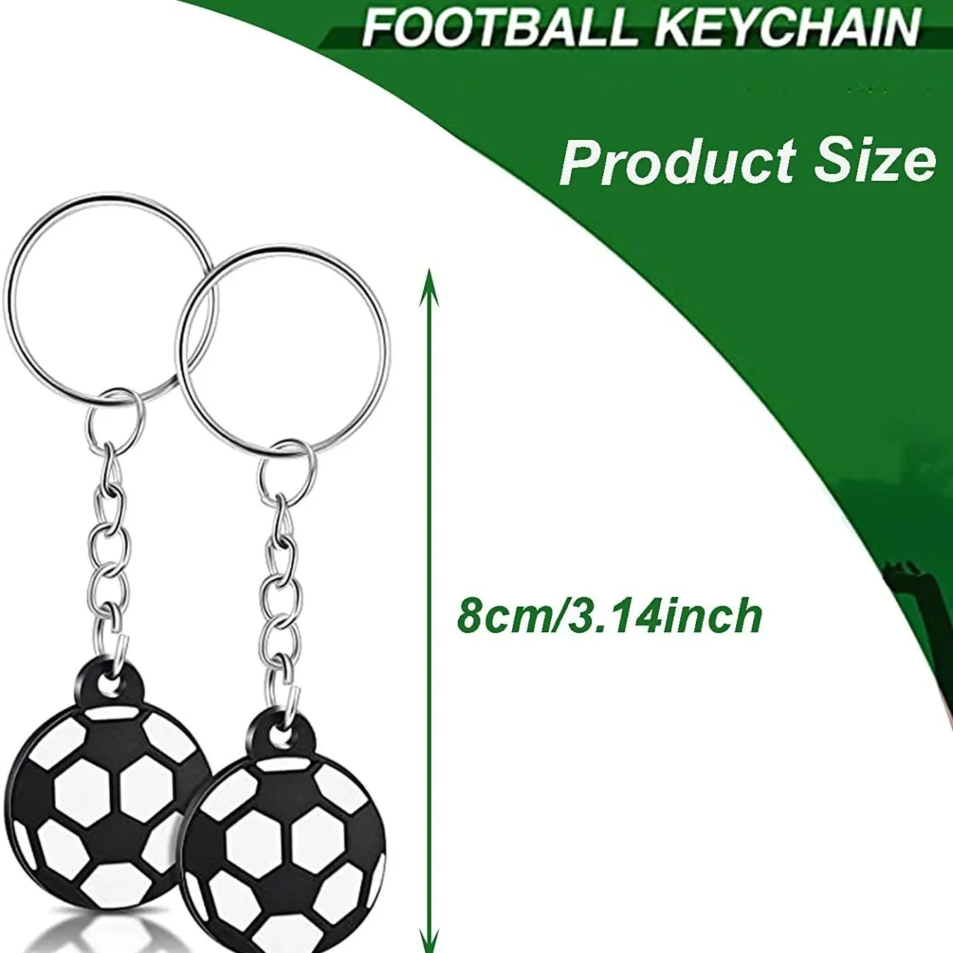 1PCS PVC Keychain for Car Key Sports Series Basketball Football Dumbbell Keyring Bulk Key Chain Accessories Christmas Free Gift 5
