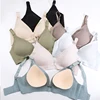 Pregnant Women Front Open Buckle Feeding Bra Solid Color Maternity Nursing Bra With Removable Pads Lactation Pregnancy Clothing 6