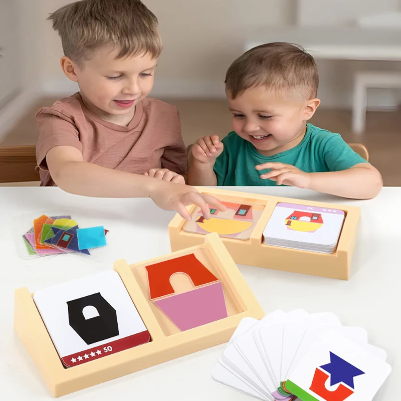 Plastic Geometric Shape Puzzle Game for Kids