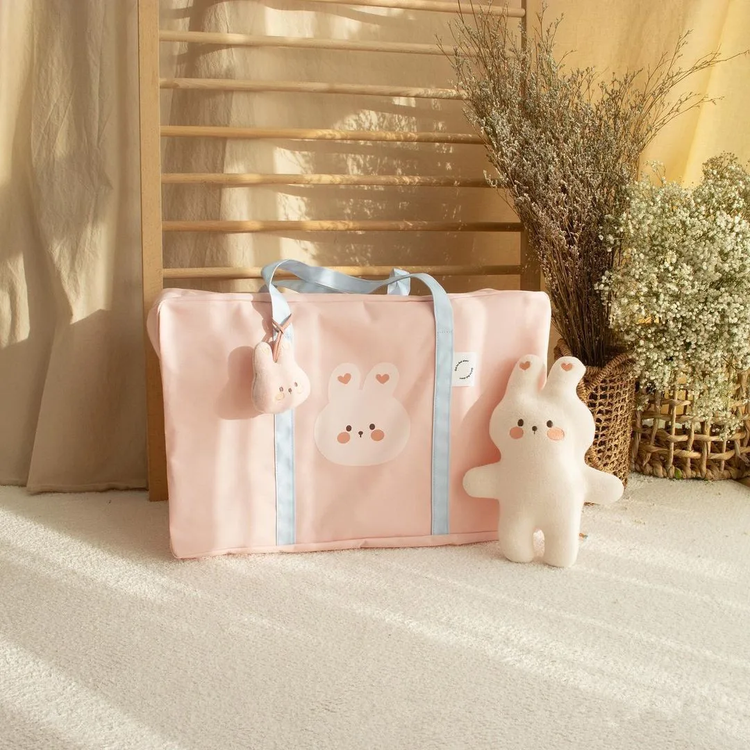 Large Maternity Bag for Baby Diaper Maternal Mommy Bag Bear Kindergarten Quilt Storage Bag Large-capacity Mom Travel Luggage Bag 4