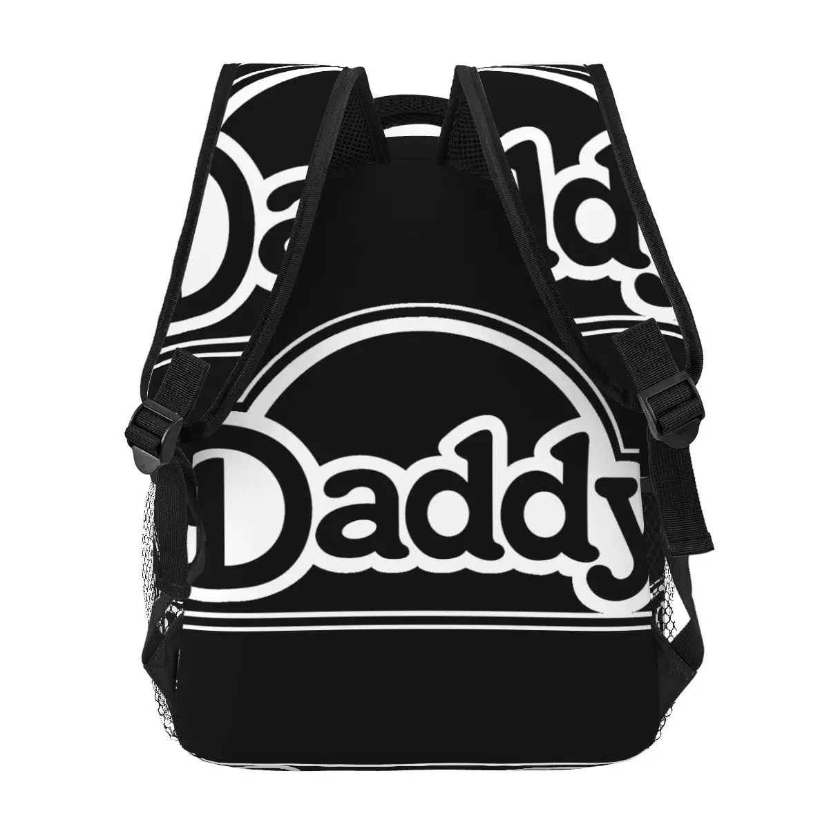 Daddy Logo Casual Backpack Unisex Students Leisure Travel Computer Backpack