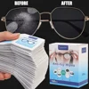 100/200Pcs/Box Glasses Cleaner Wet Wipe Disposable Anti Fog Misting Dust Remover Cleaning Lens Wipes Sunglasses Phone Screen 3