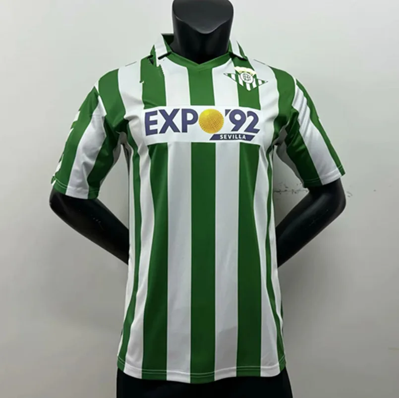 

Brand new children's and adult home kit, 2023/24 Betis high-quality, personalized customization, shipped within 48 hours