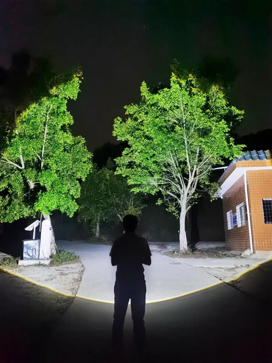 Description Picture 5 of item100000 Lumens High Power Flashlight Built in Battery Torch Outdoor Tactical Flashlight Emergency Spotlight Most Powerful Lantern