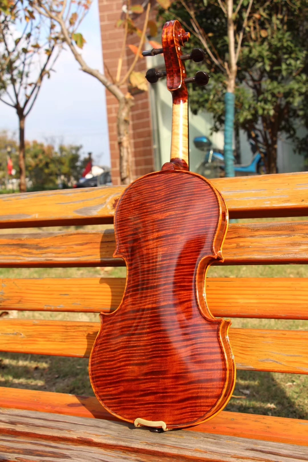 All European spruce Handmade Violin strong tone ！Italian retro Oil Varnish Violin 4/4 Professional brown violino