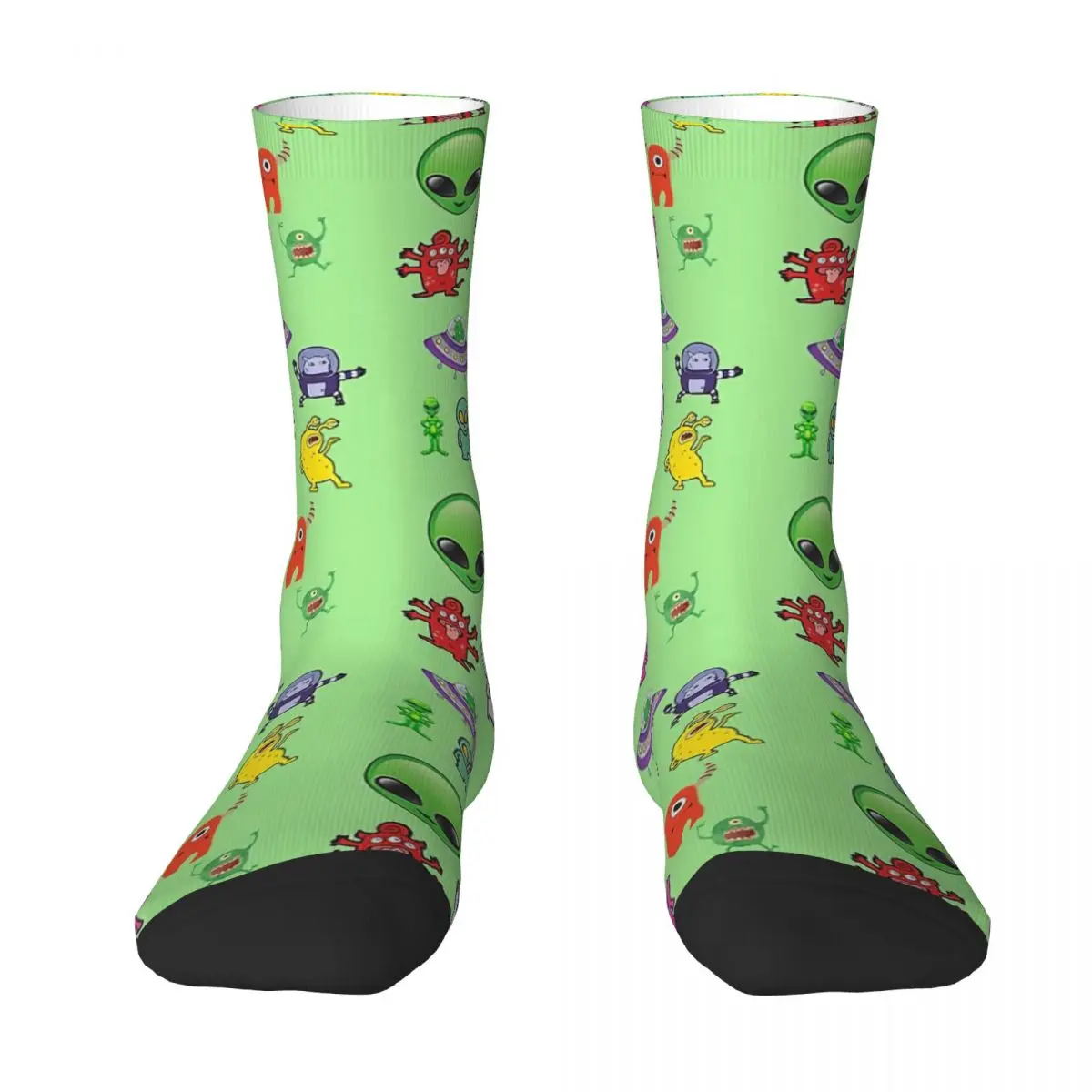 Alien Fun Adult Socks,Unisex socks,men Socks women Socks funny ankle men sock unisex fruit printed short socks multicolor invisible boat calcetin women kawaii cotton low cut fun socks