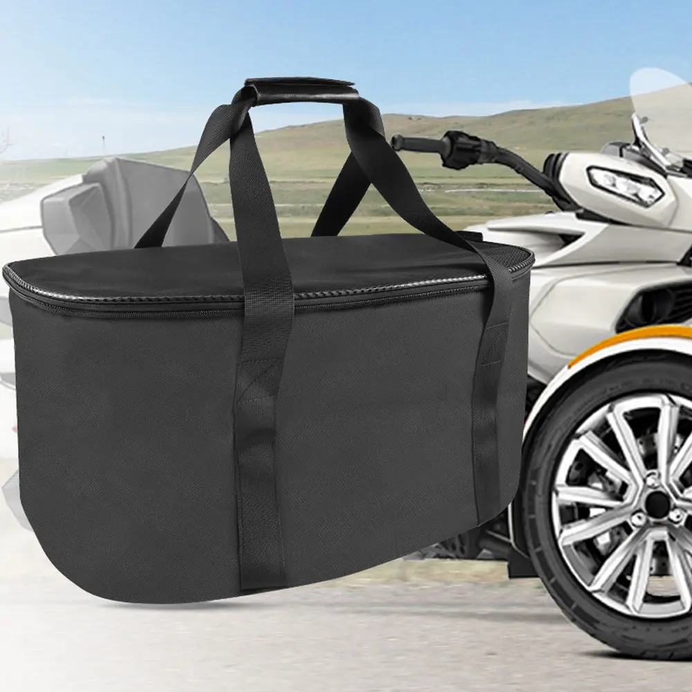 

Motorcycle Waterproof Rear Storage Cargo Bag Trunk Organizer for Can Am Spyder RT RT-L RT-S (2020+) Backpack Straps Accessories