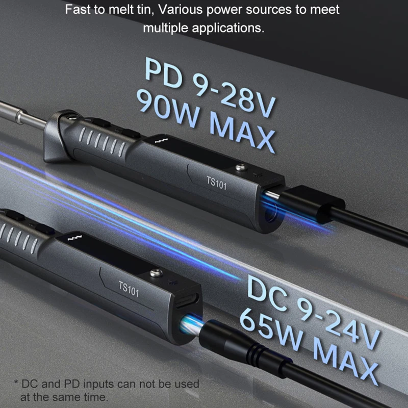 MINIWARE TS101 Digital Display Electric Soldering Iron High Power Welding Pen Internal Heating Household Welding Repair Kits 5