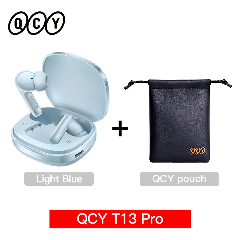 QCY T13 Pro HT23 Adaptive ANC Wireless Earbuds 13mm Drivers Powerful Bass 50dB Hybrid ANC Bluetooth 6.0 Earphones 6 Mics ENC 47H - Image 22