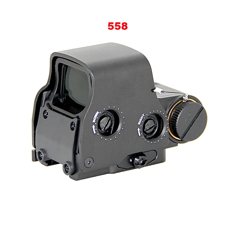 Tactical 558 556 Holographic Scope Red and Green Hunting Rifle Reflex Sight with Integrated 5/8\
