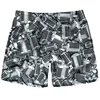 New Men Microphone Patterns Beach Shorts 3D Printed Dollars Short Pants Fun Street Outdoor Breathable Sports Board Shorts 4
