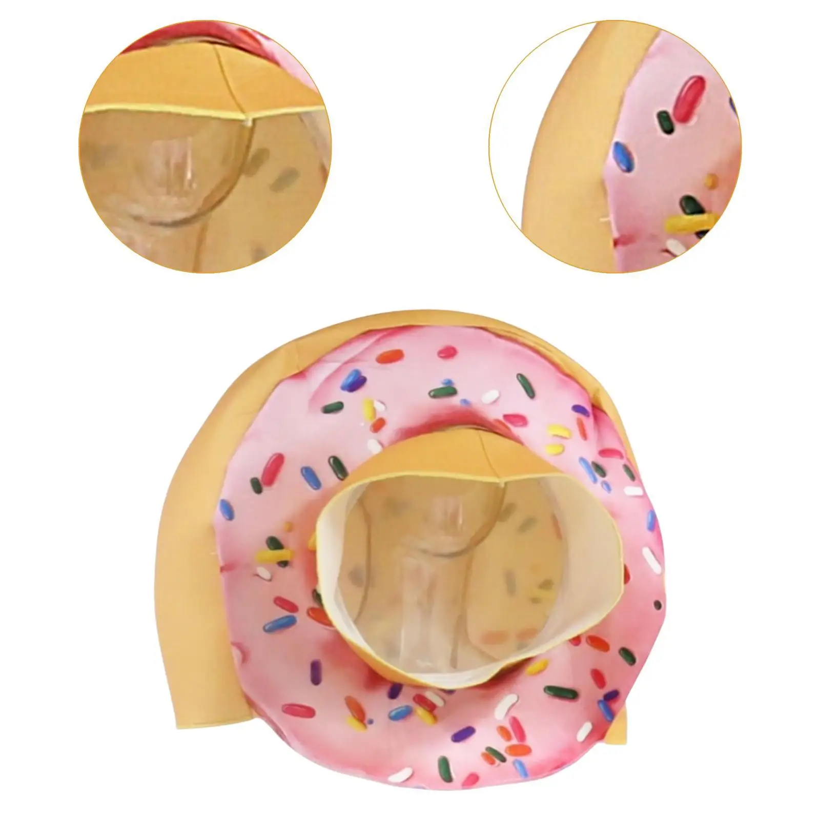 Donut Hat Cosplay Unique Costume Hat for Carnival Stage Performance Birthday
