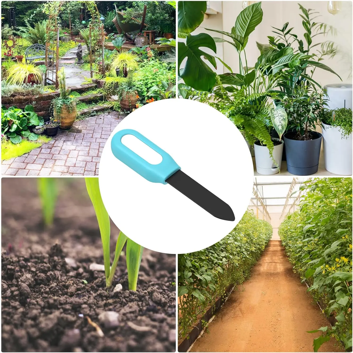 Tuya Smart Zigbee Soil Tester with Hub Temperature and Humidity Meter Thermo Hygrometer Garden Automation Irrigation Detector