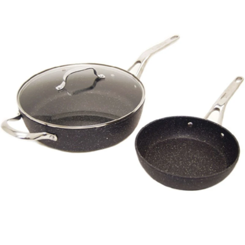 

8 & 11" Frypan with Stainless Steel Handle with Lid
