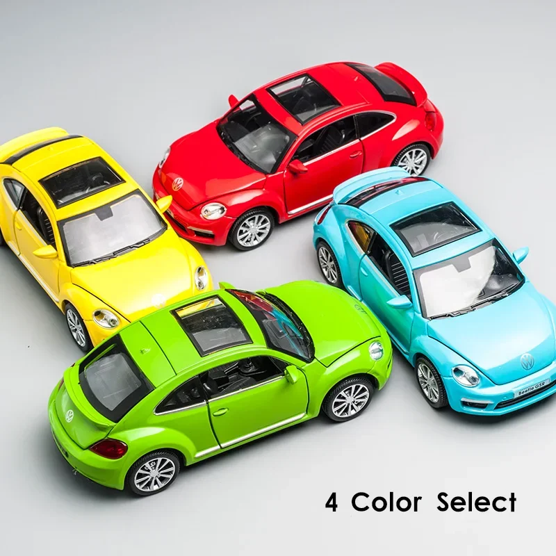1:32 Volkswagen Beetle Car Model Collection Alloy Diecast Car Toys For Children Boy Toy Gifts Diecasts & Toy Vehicles A134 5